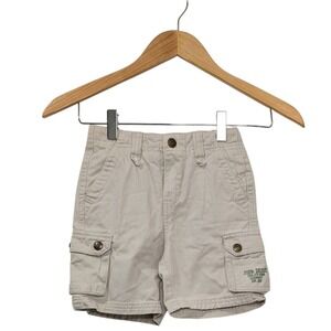 John Deere Kids Khaki Cargo Shorts Casual Outdoor Adventure Playwear Size 4T